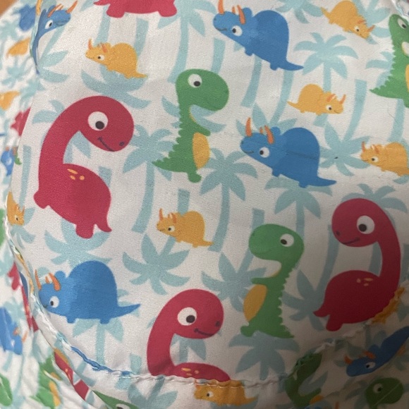Toddler Bucket Sun Hat Dinosaurs Adjustable - Picture 5 of 7